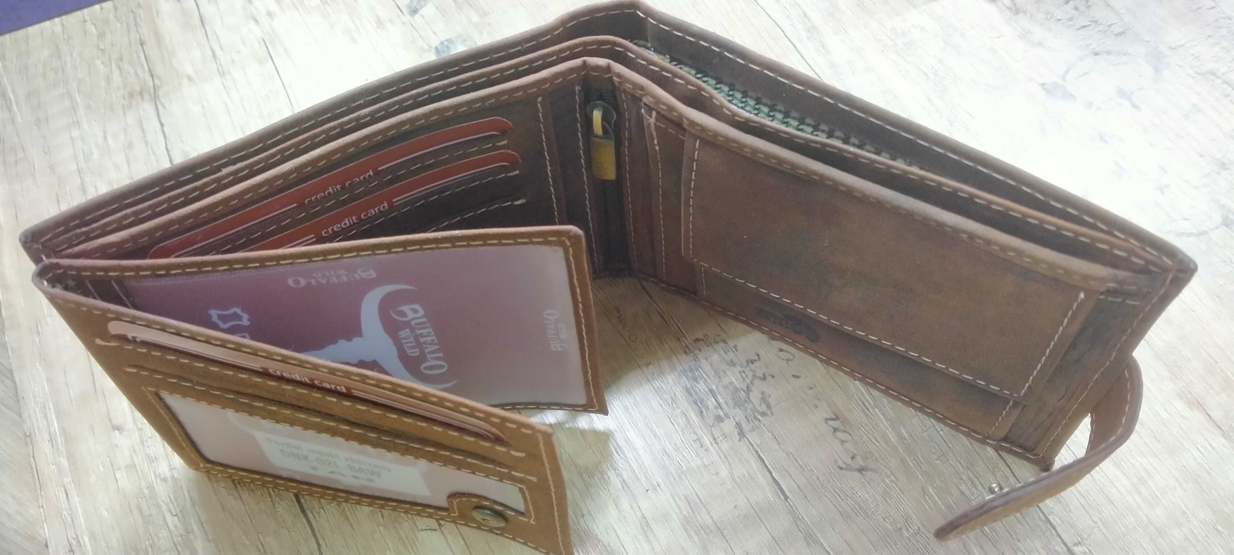 Шкіряний брендовий гаманець. Ремінь