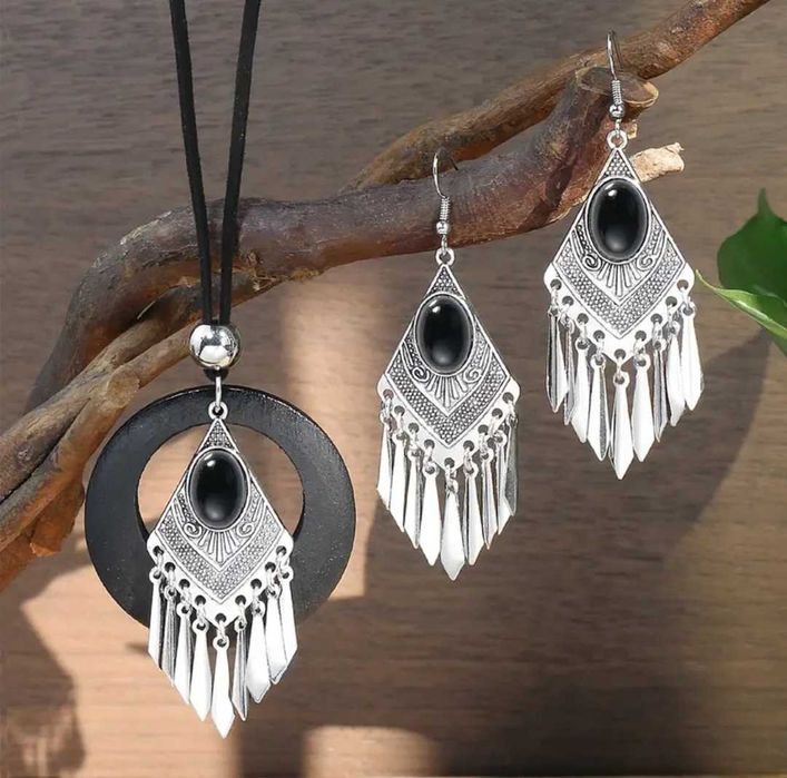 Komplet biżuterii w stylu Indian Boho nowy
