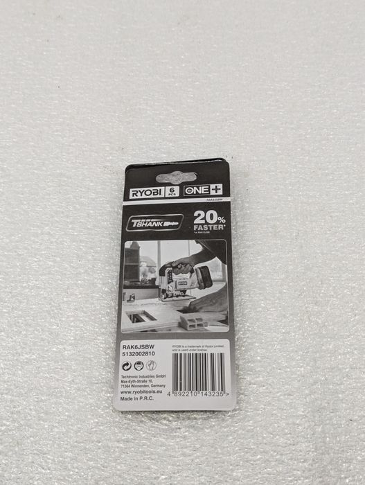 Пилки полотна для лобзика Ryobi по дереву 6шт