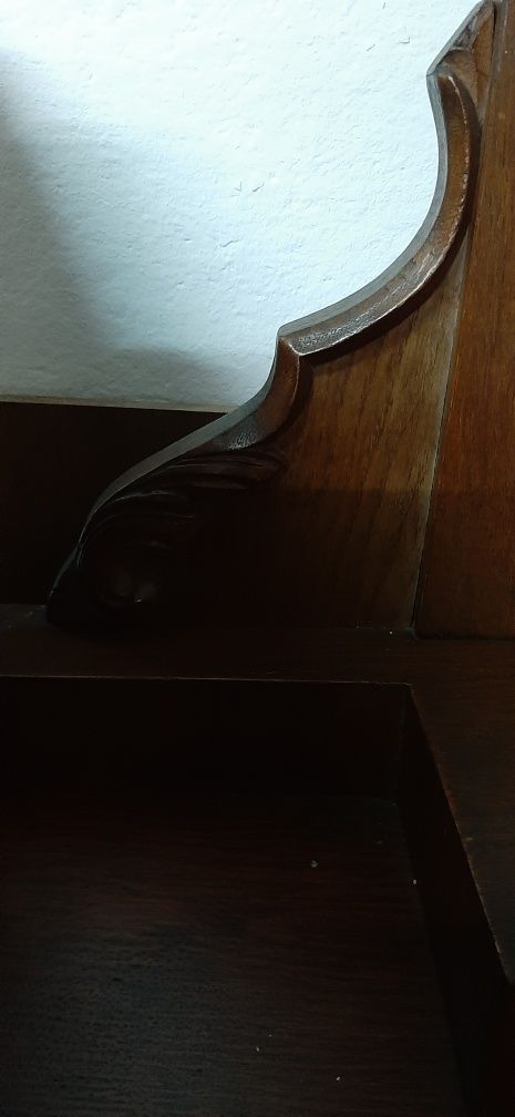 Starocie przedwojenne pomocnik nadstawka lustro kryształowe