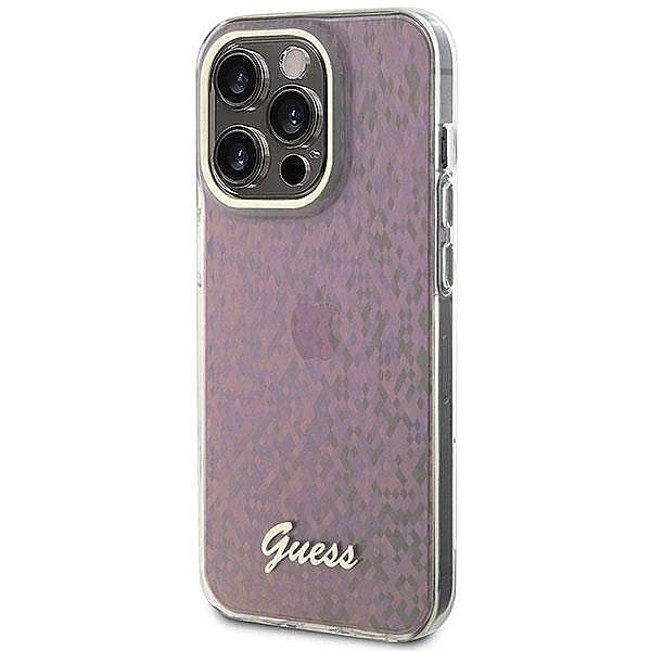 Etui Guess IML Faceted Mirror Disco Iridescent do iPhone 15 Pro Max -