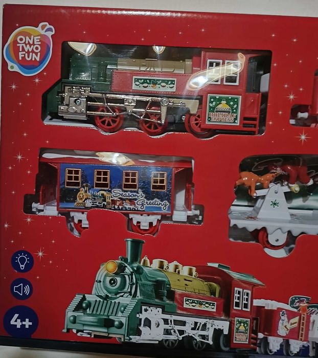 Різдвяний потяг Санти Рождественский поезд Санты