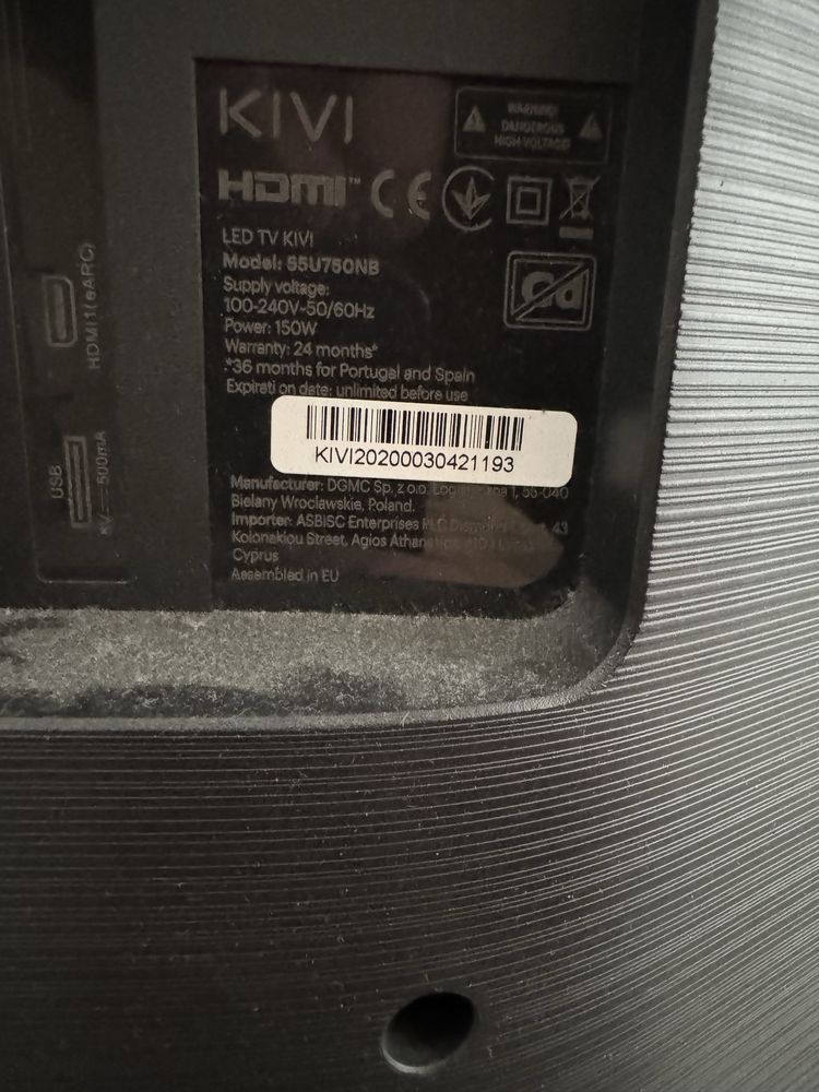 Telewizor KIVI 55’’ LED