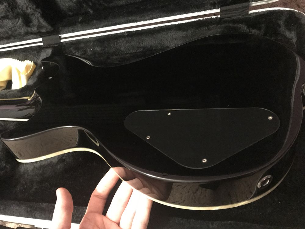 Ibanez Dn500 darkstone, stalowe progi X-jumbo