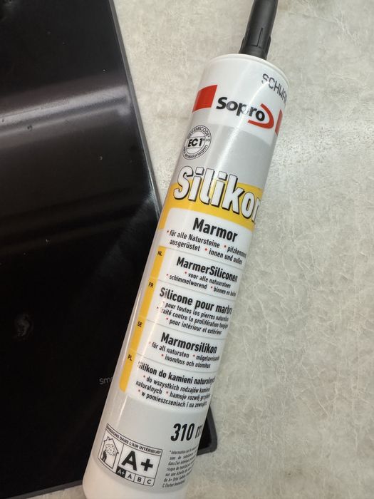 Silikon Sopro Marmor czarny do kamienia