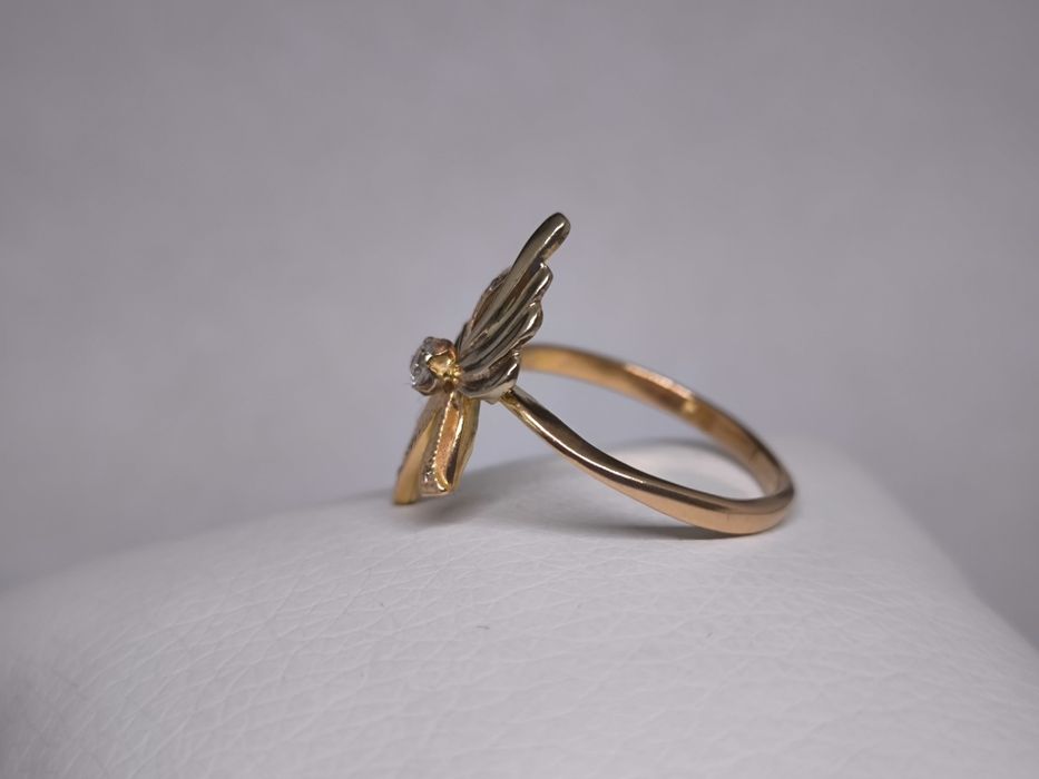 Кольцо золотое 20 размер