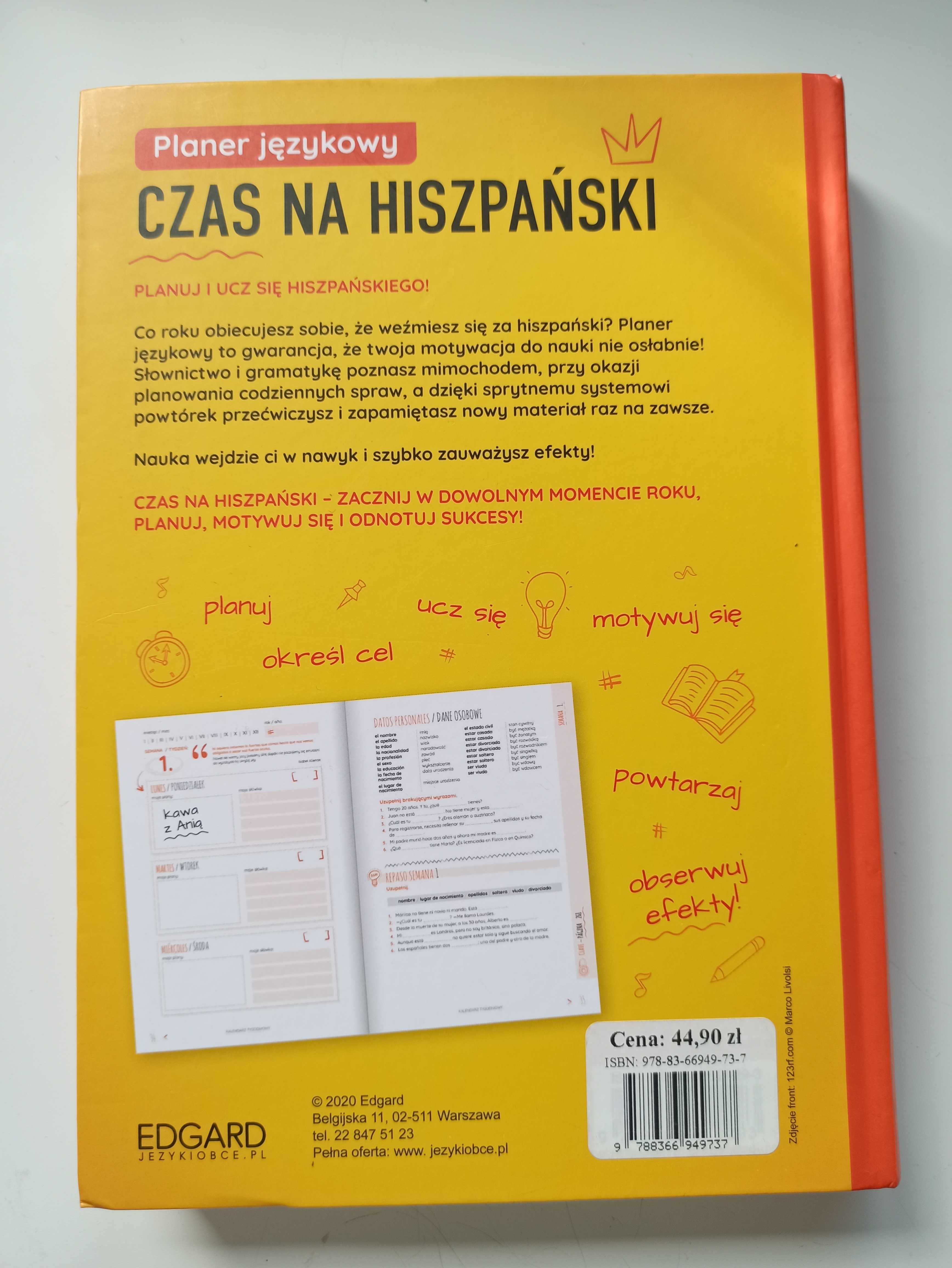 Czas na hiszpański - planer językowy