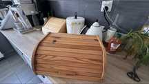 Drewniany chlebak Ikea
