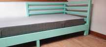 Cama de solteiro 80x200 extensível e colchão
