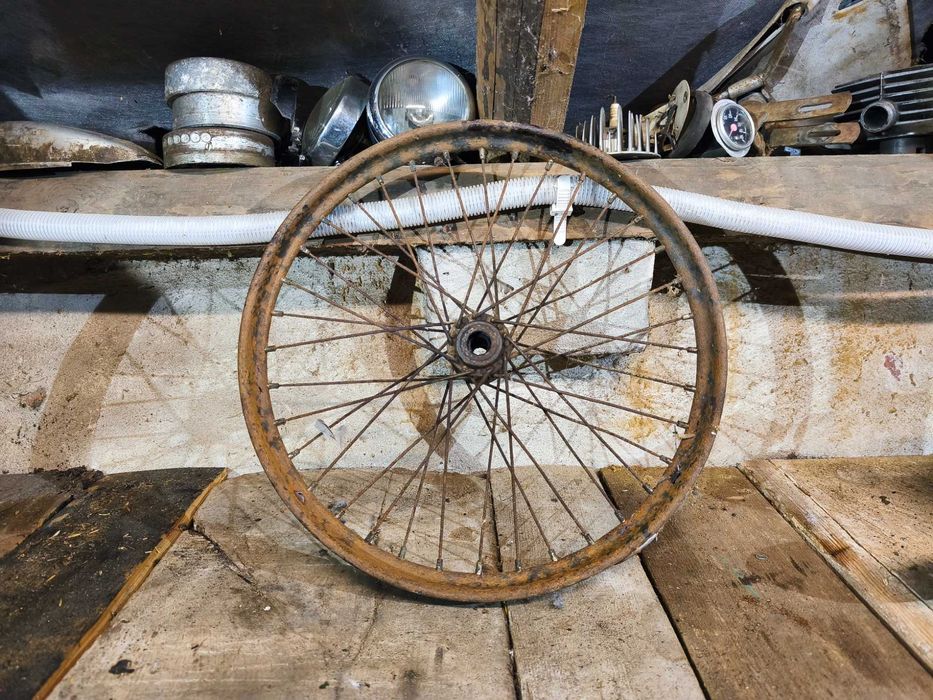 NSU DKW BMW ZUNDAPP SOKÓŁ SHL stare koło motocyklowe piasta rawka