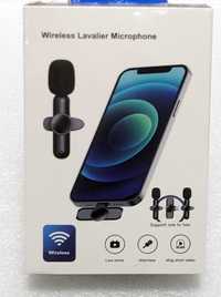 Bezprzewodowe mikrofony Apexel Wireless Lavalier Tik Tok Vlog iPhone