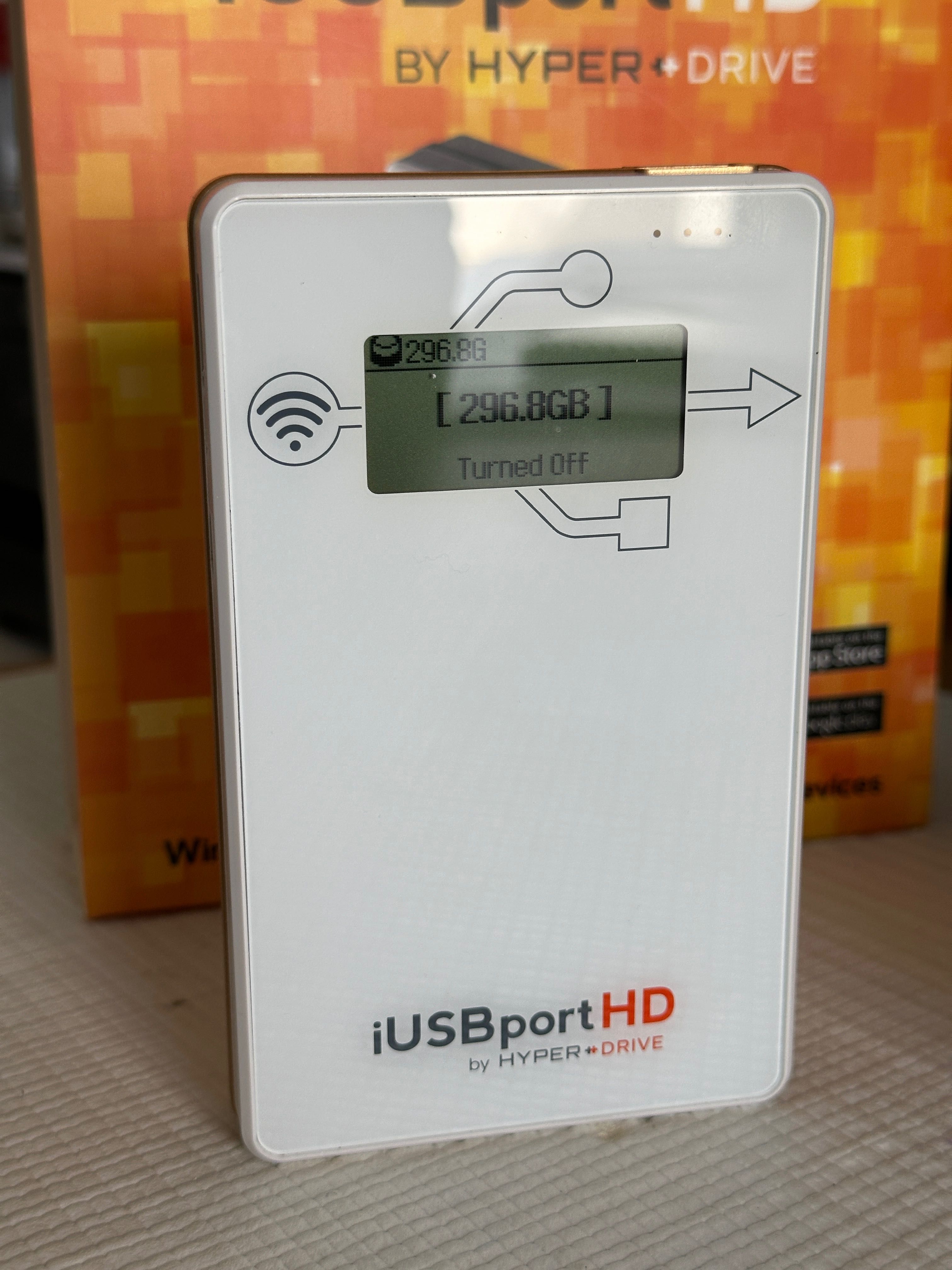 iUSB port HD - Disco externo com wifi e leitor cartões SD