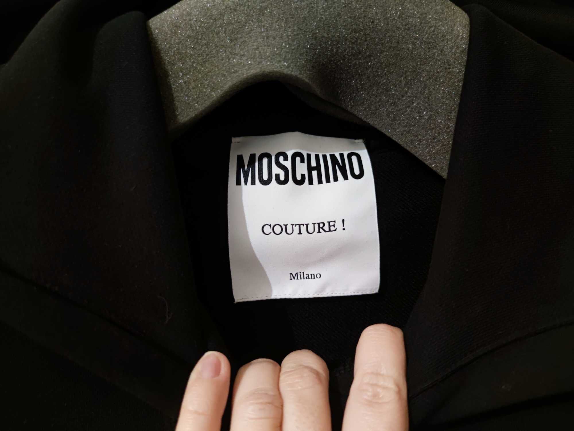 Camisola com capuz Moschino
