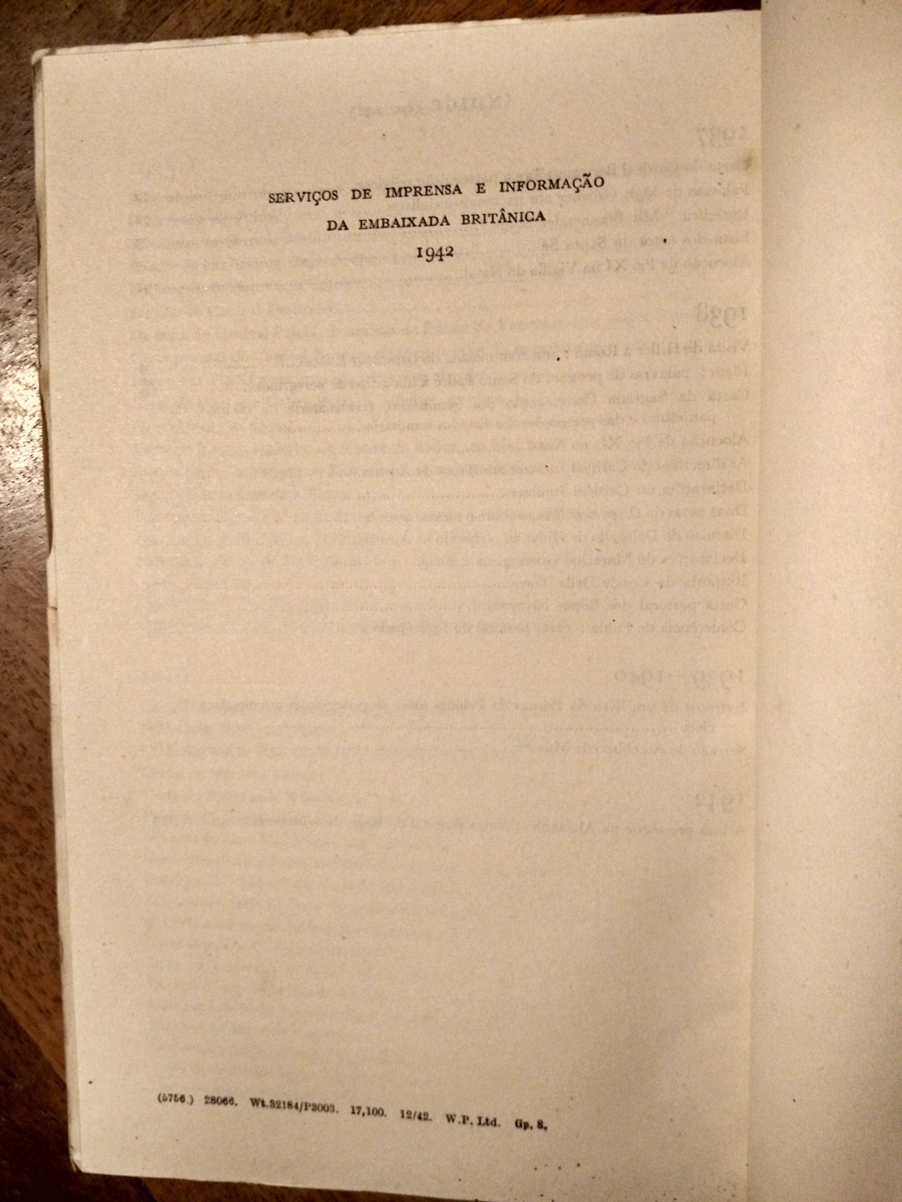 A Igreja Católica e o Nacional-Socialismo Alemão - ano de 1942