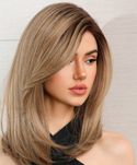 Peruka krurka naturalny kolor blond