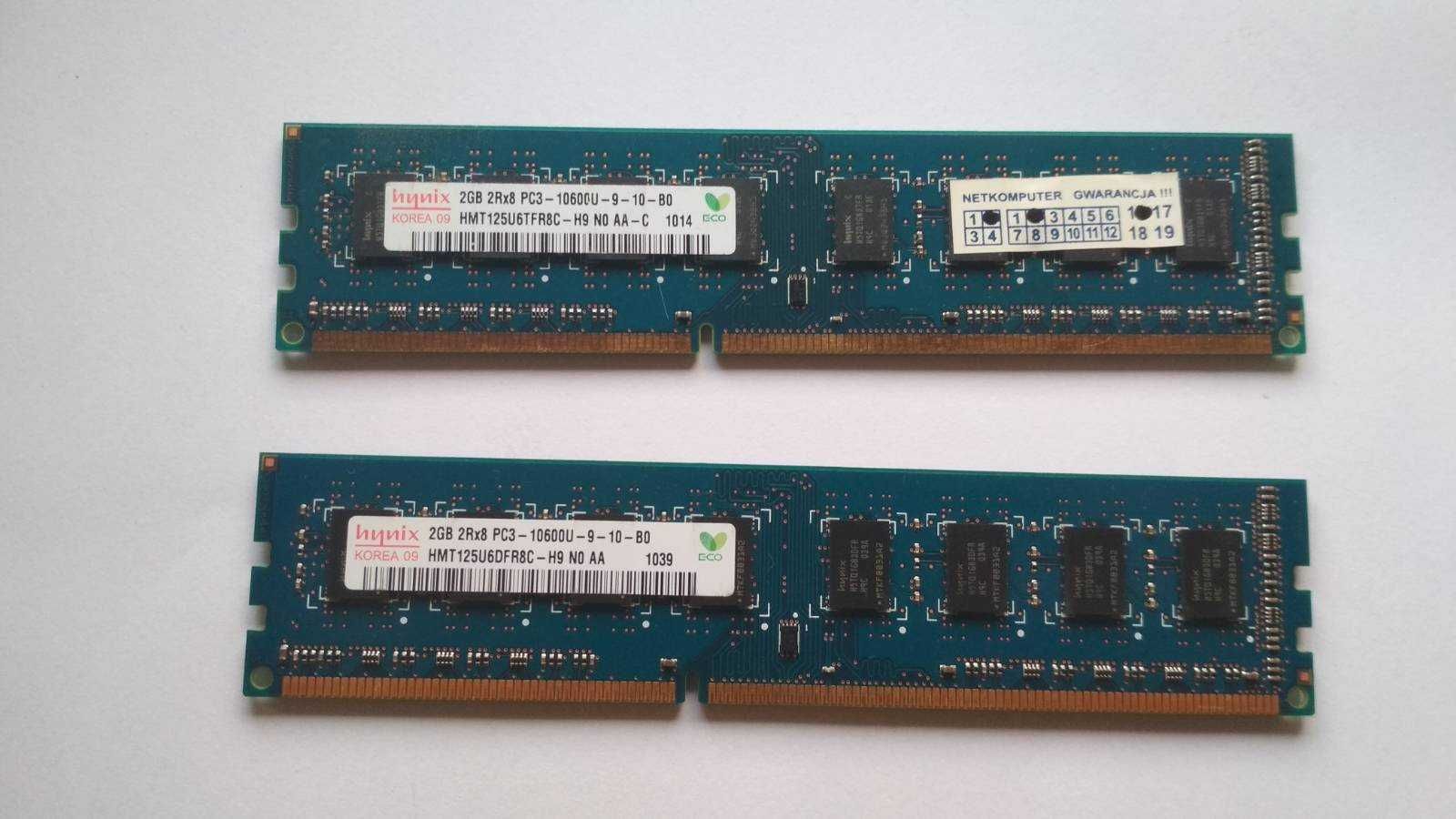 Kość pamięci RAM Hynix 2*2 GB