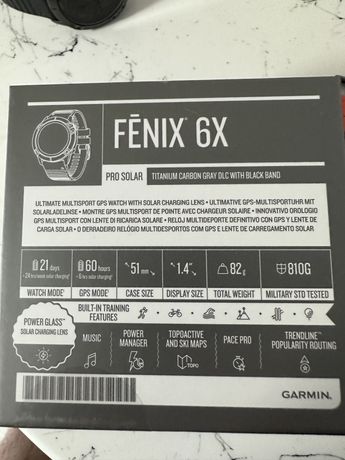 Продам Garmin fenix 6x pro solar titanium стан нових