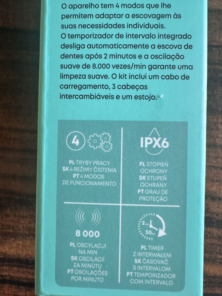 Nowa Hoffen – elektryczna szczoteczka oscylacyjna + etui + 3 końcówki