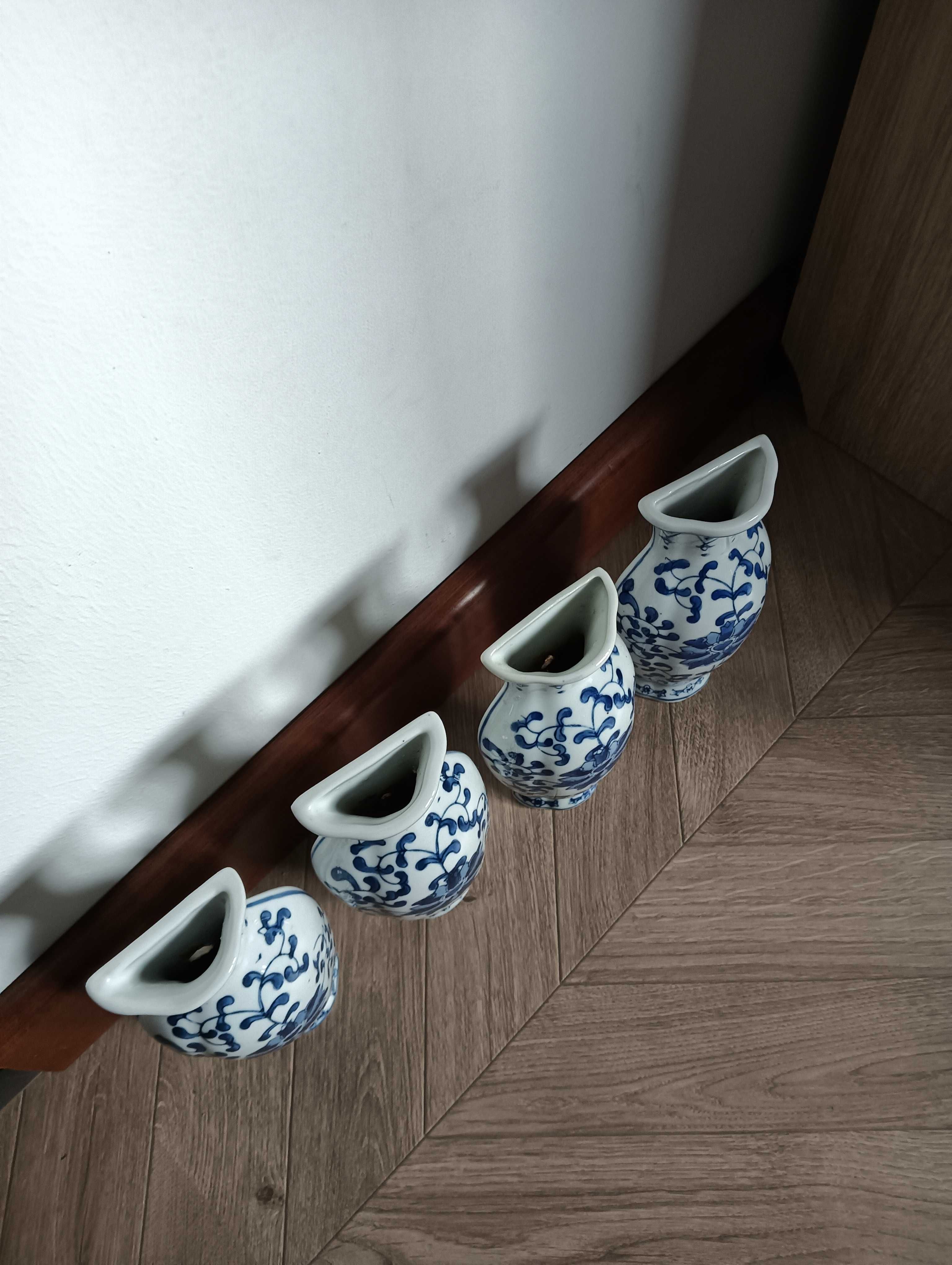 Porcelanowy wazonik nawilżacz na kaloryfer zestaw 4szt REZERWACJA
