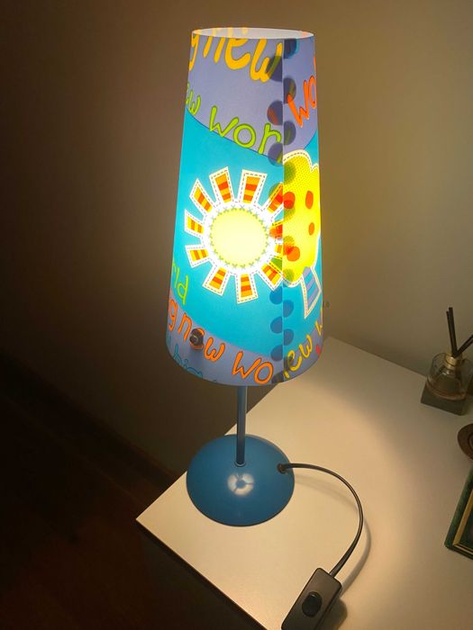 Candeeiro vintage quarto bébé ou criança