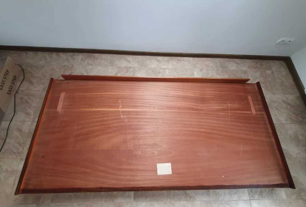 50-letnie drewniane łóżko wersalka tapczan sofa kanapa PRL retro