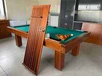 Mesa de Snooker/Bilhar com tampo, convertível em mesa de jantar