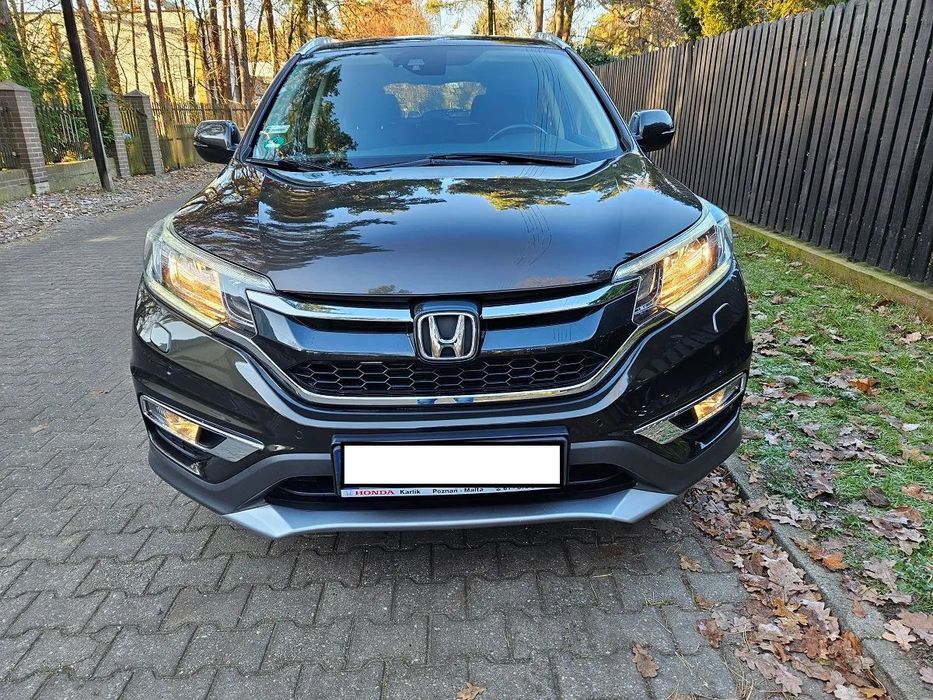 Honda CR-V Elegance, Bezwypadkowa, Pełny Serwis ASO, HAK, Ledy, Kamera, 8 Alu