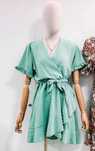 Vestido curto verde