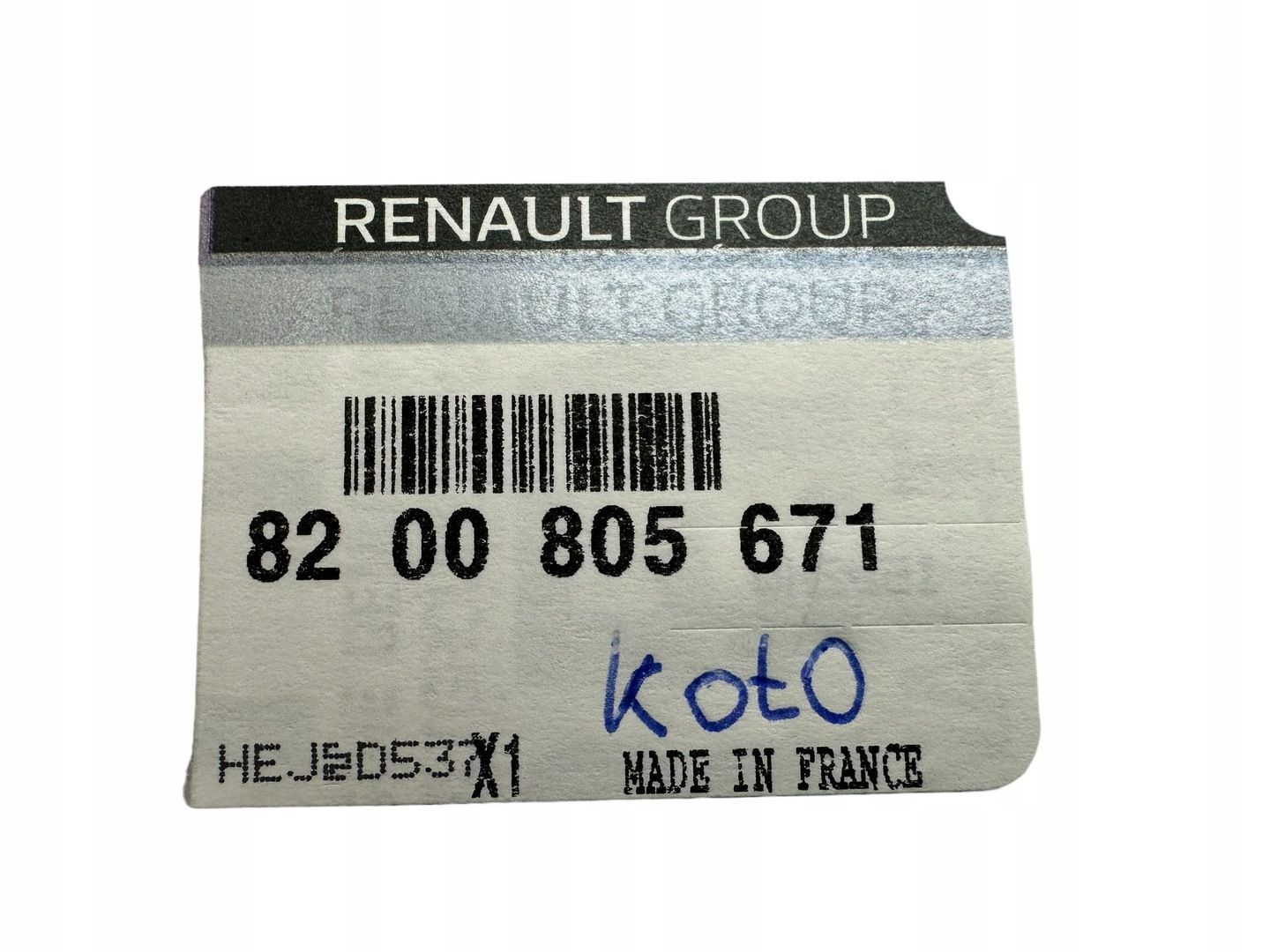 RENAULT OE 8200805671 KOŁO PASOWE WAŁU