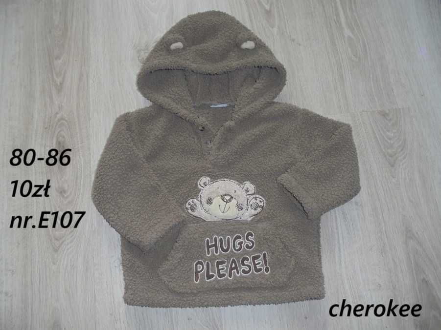 Bluza polarowa ciepła polarek 80-86 cherokee