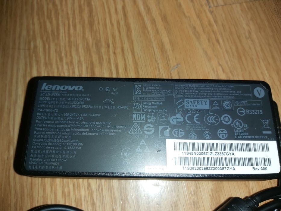 Zasilacz Lenovo  20V 4.5A 90W 7.9mm oryginalny