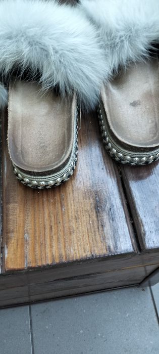 Klapki damskie z jenotem rozmiar 39