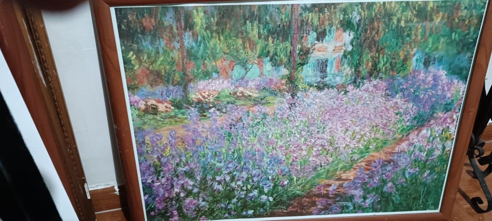 Vendo vários quadros