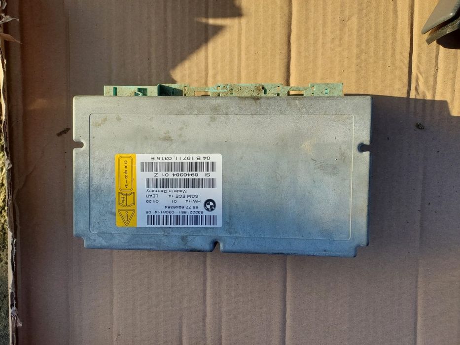 Moduł sterownik czujnik poduszek bmw e60 e61