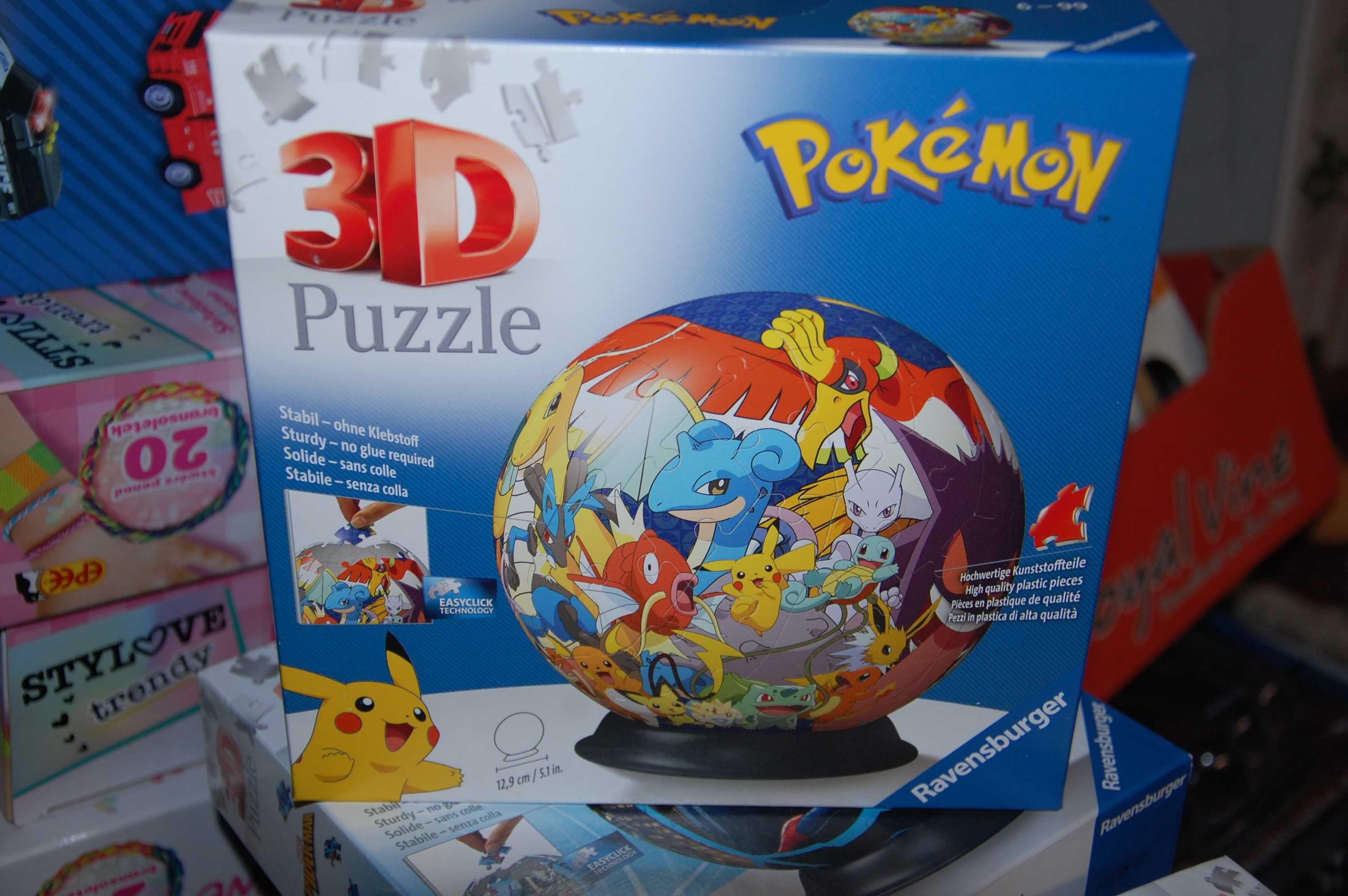 nowe puzzle 3D POKEMON