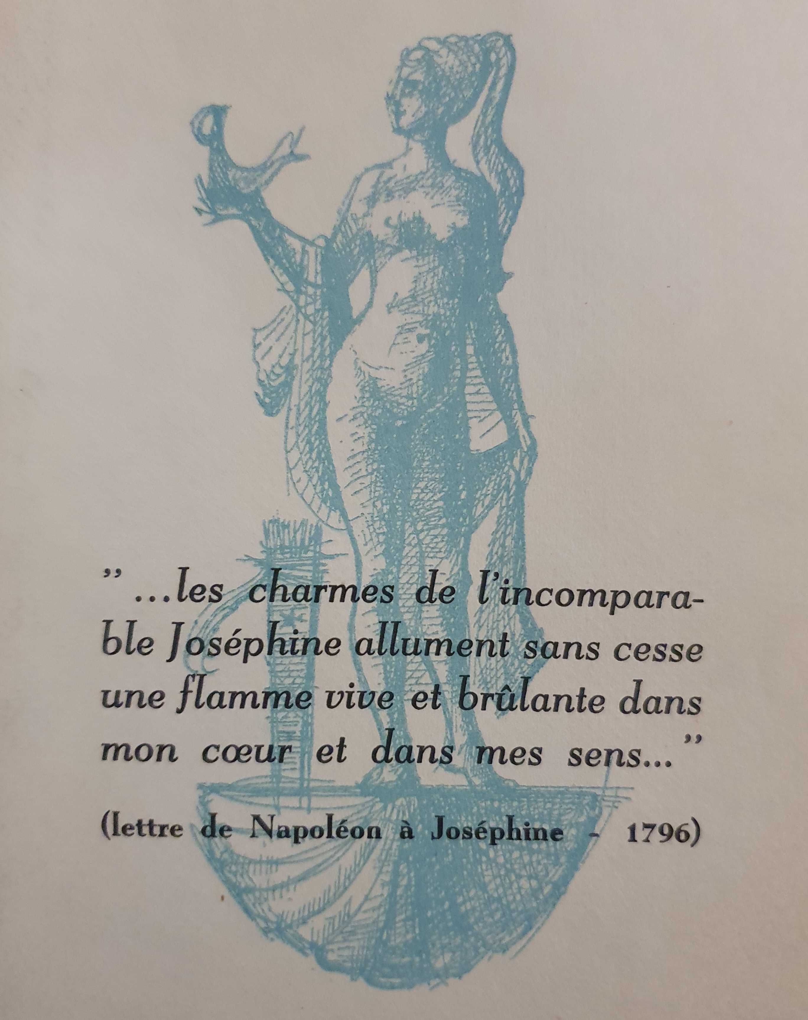Livro Incomparable Joséphine (a 1ª mulher de Napoleão Bonaparte), 1955