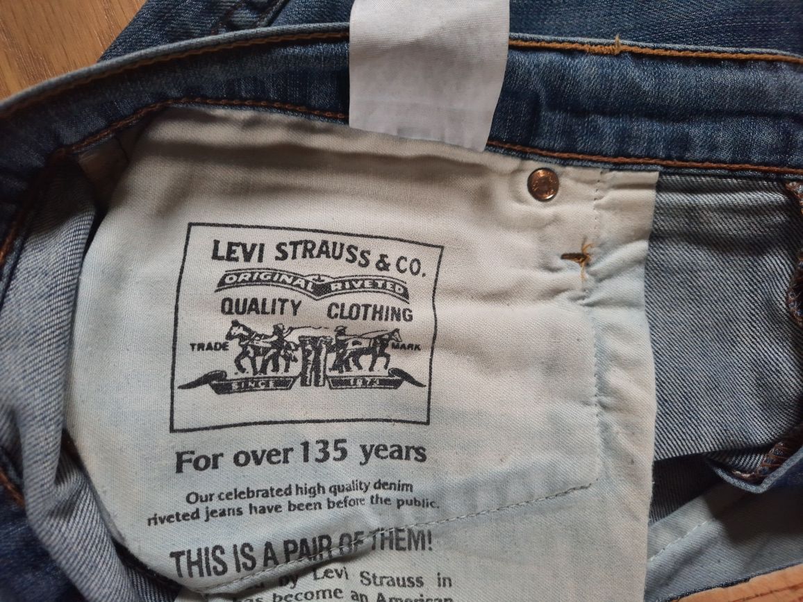 Spodnie męskie jeansy Levis 35/34