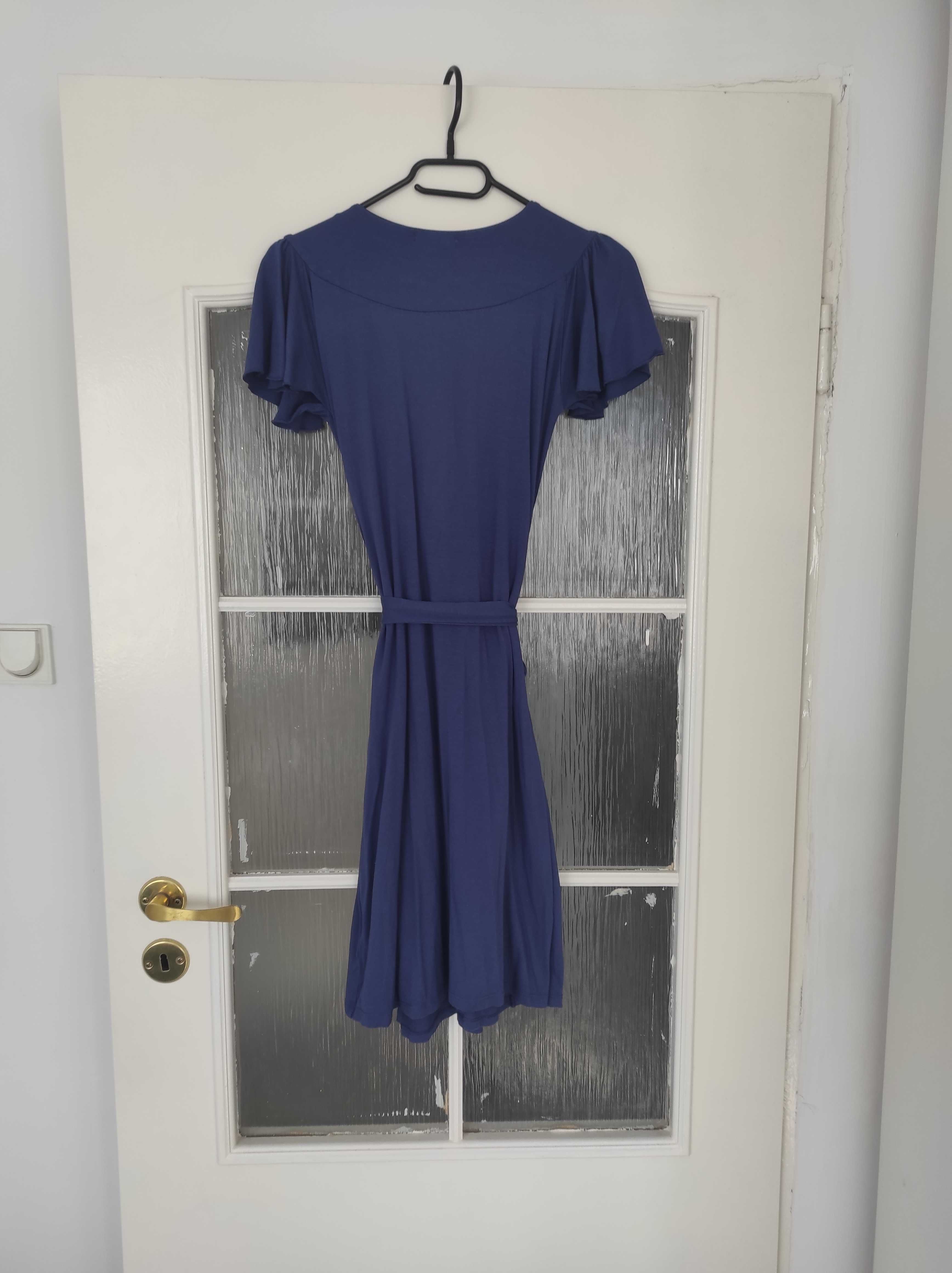 Sukienka mini Sisley 34 36 niebieska