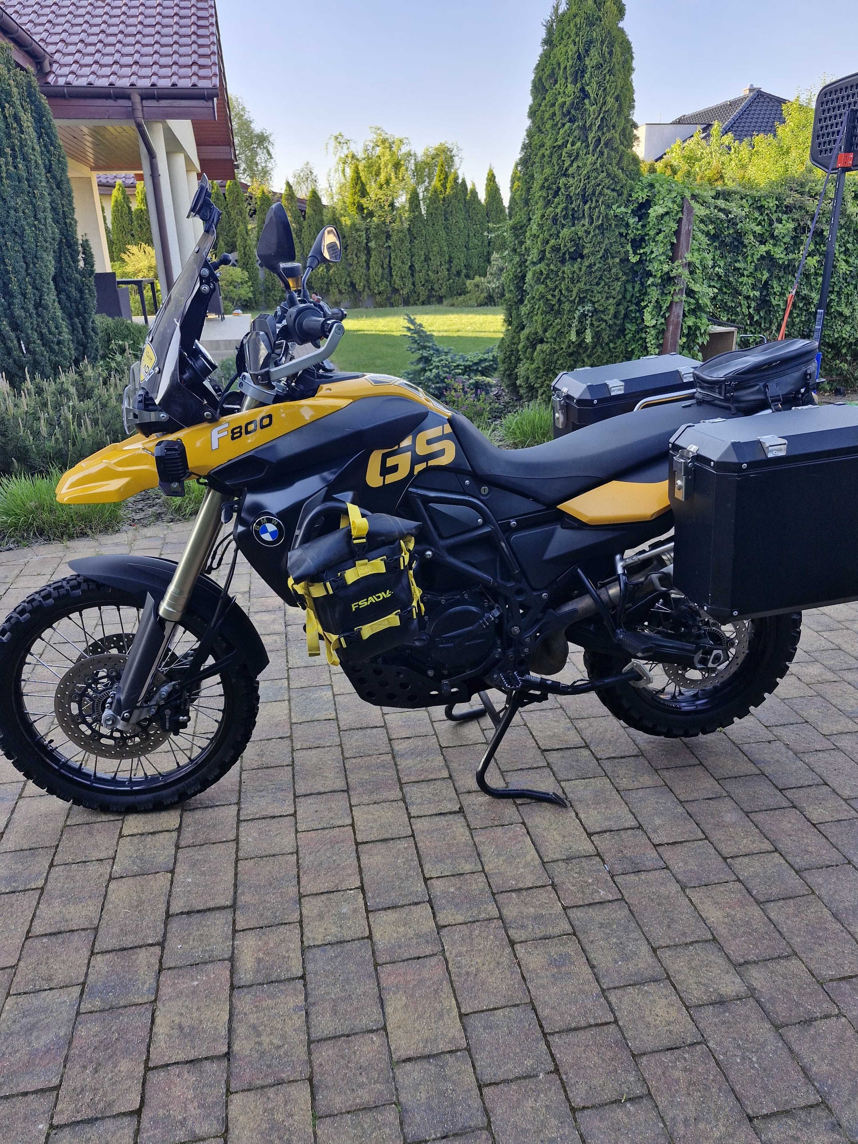 BMW F800GS 2009 r. 57 tys.km KUFRY