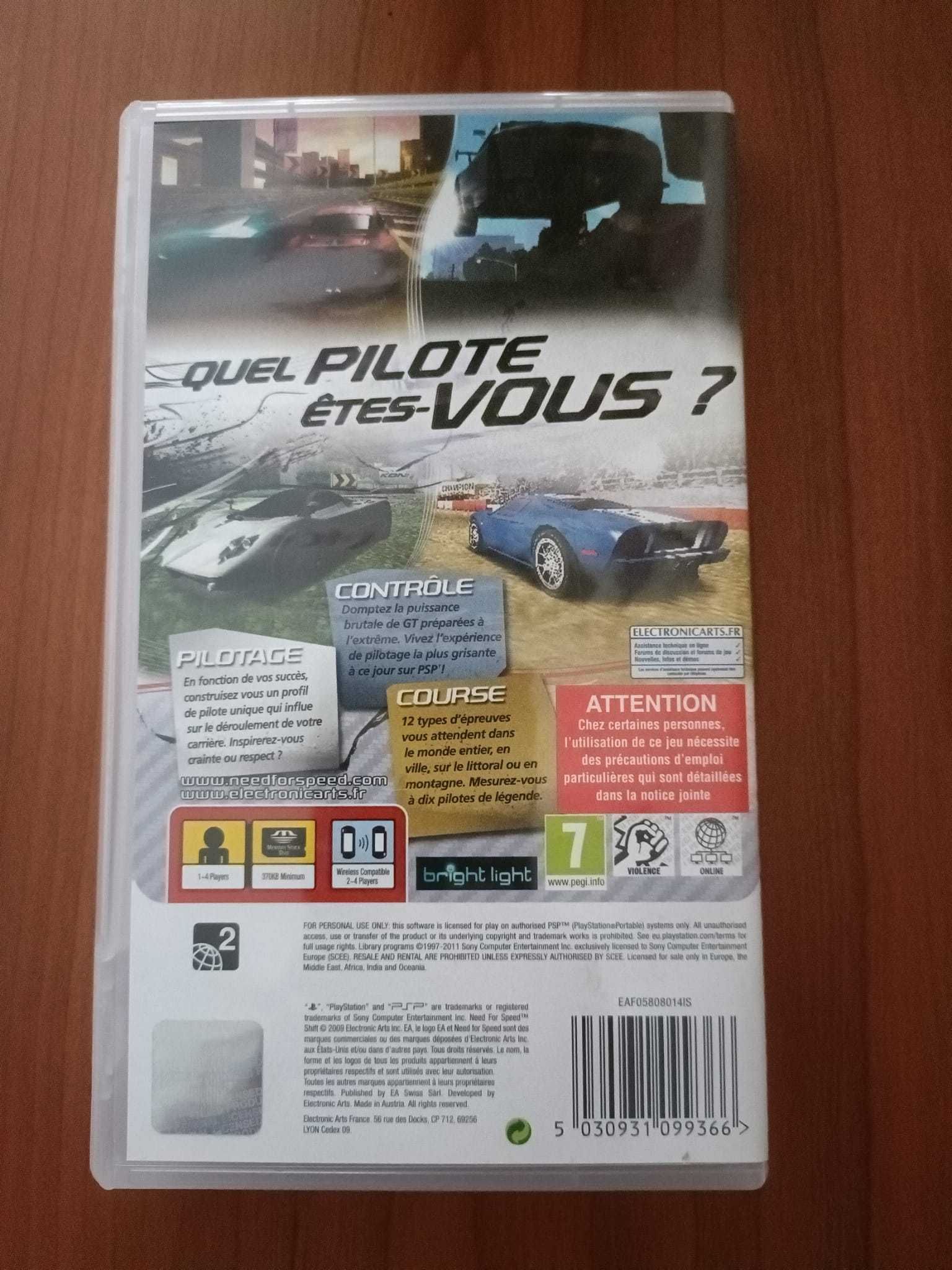 Jogo Need For Speed: Shift PSP