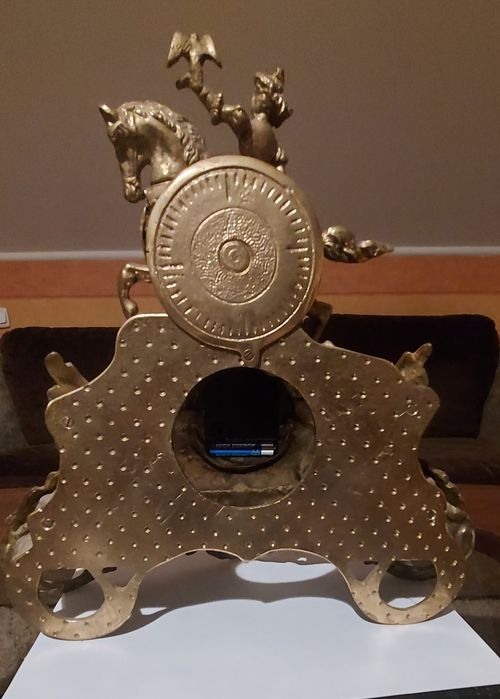 Antyki  Zegar z mosiądzu