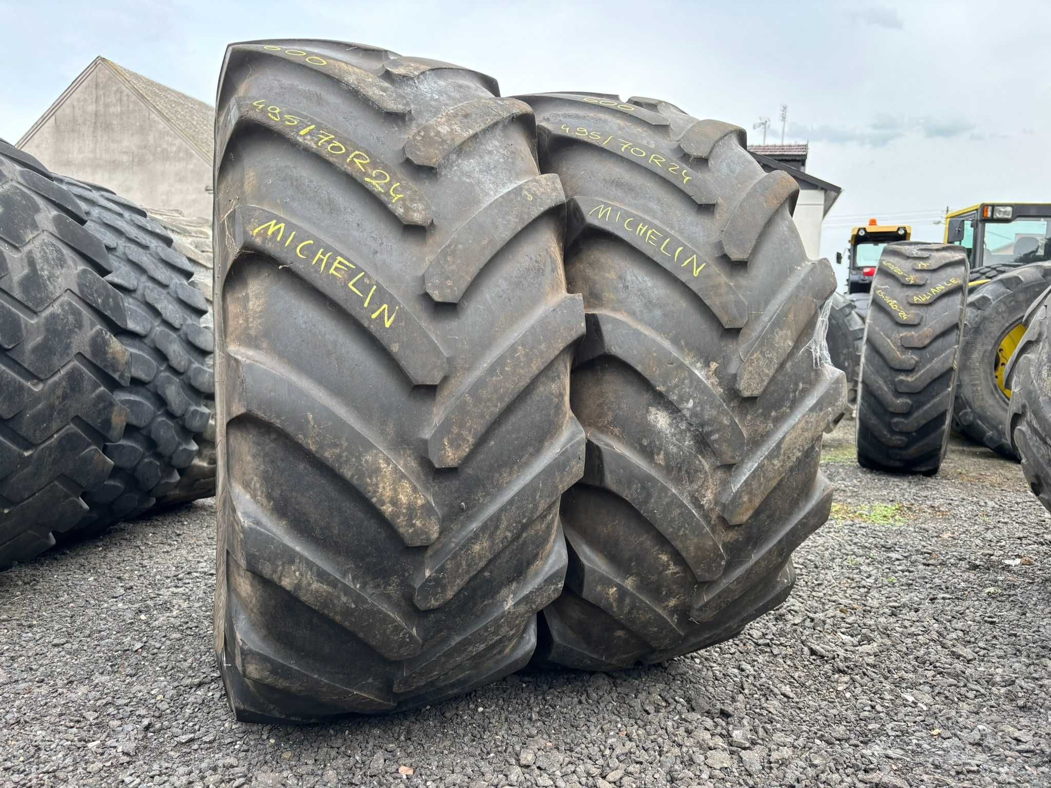 Opona Opony Rolnicze 495/70R24 MICHELIN XM 47 155G SPRAWDZONE CAŁE!