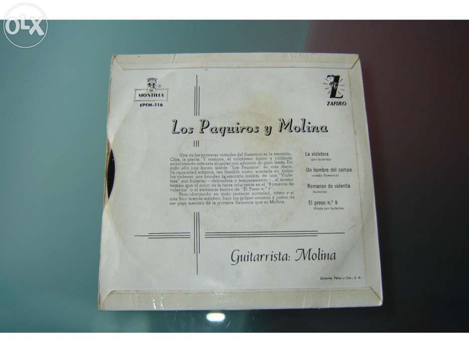 Disco vinil - los Paquitos e Molina