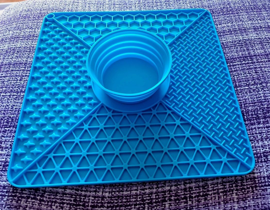 Tapete de Silicone para Alimentação Lenta