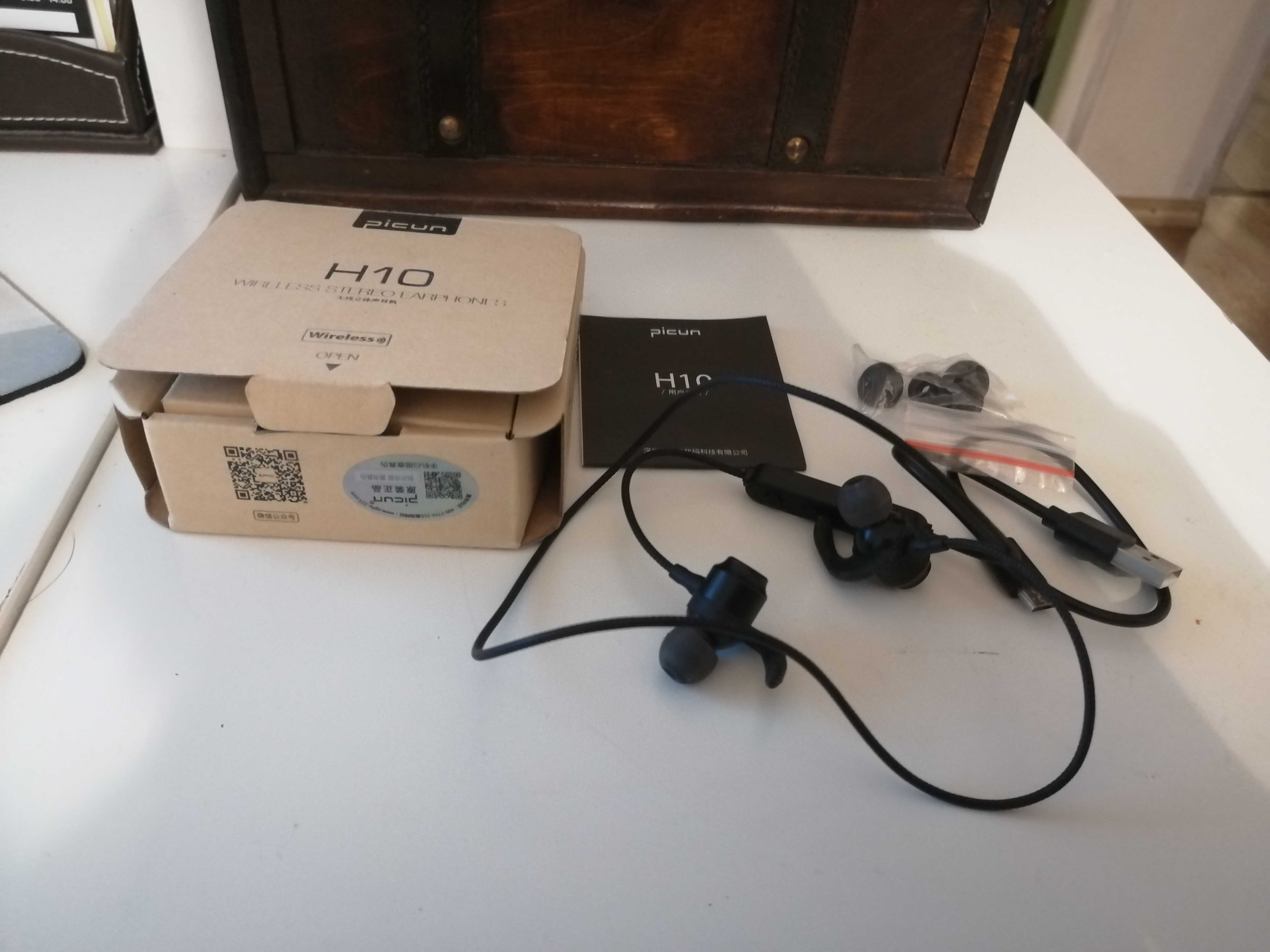PICUN H10 bezprzewodowe słuchawki nauszne Czarne