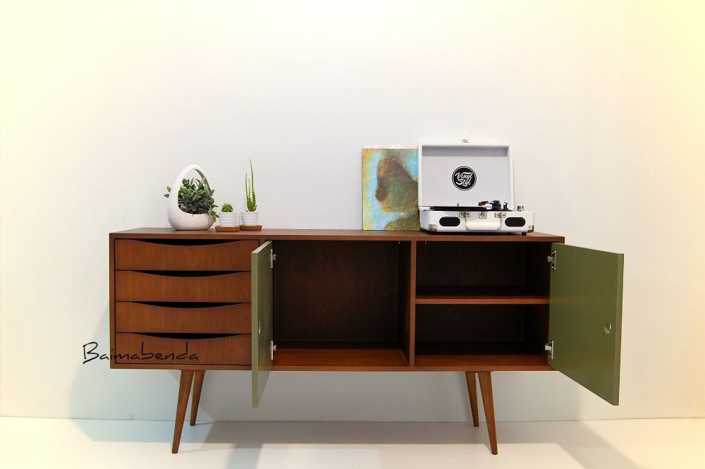 Móvel Aparador / Sideboard / Retro Vintage / Estilo Nórdico c/gavetas