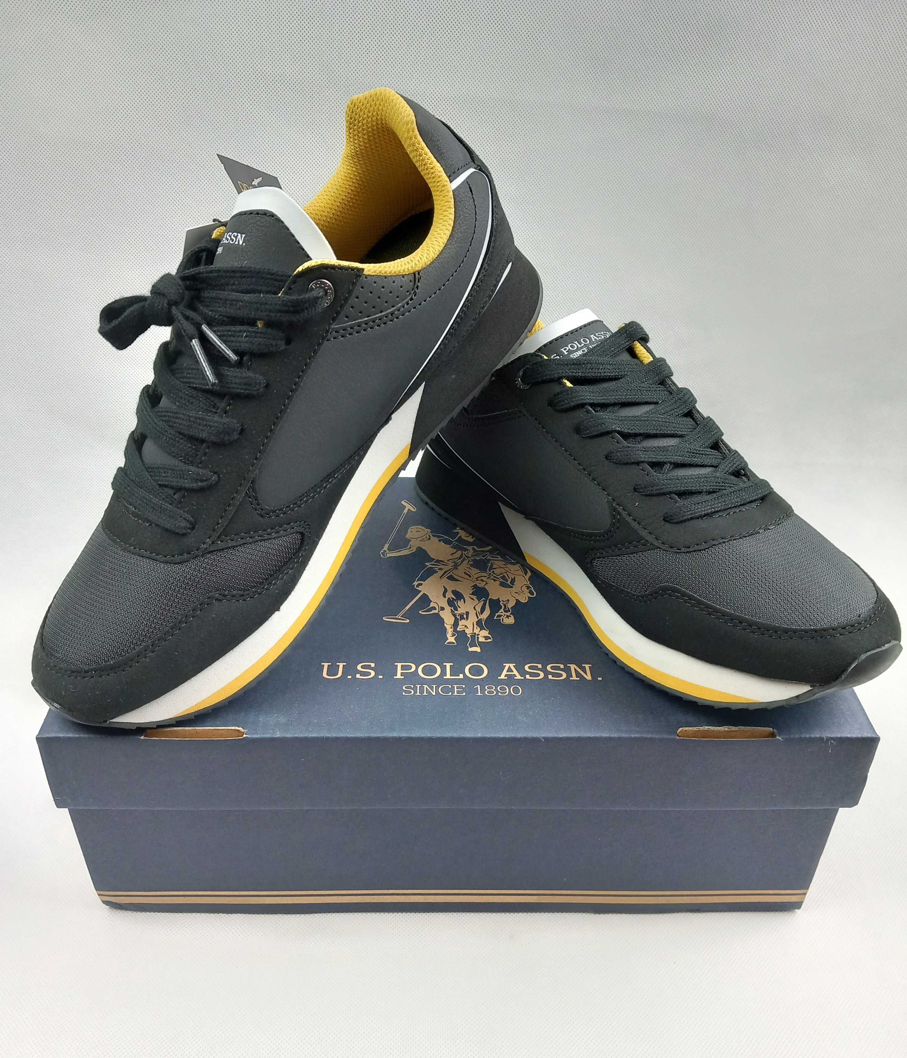 U.S POLO ASSN Buty czarne rozmiar 43
