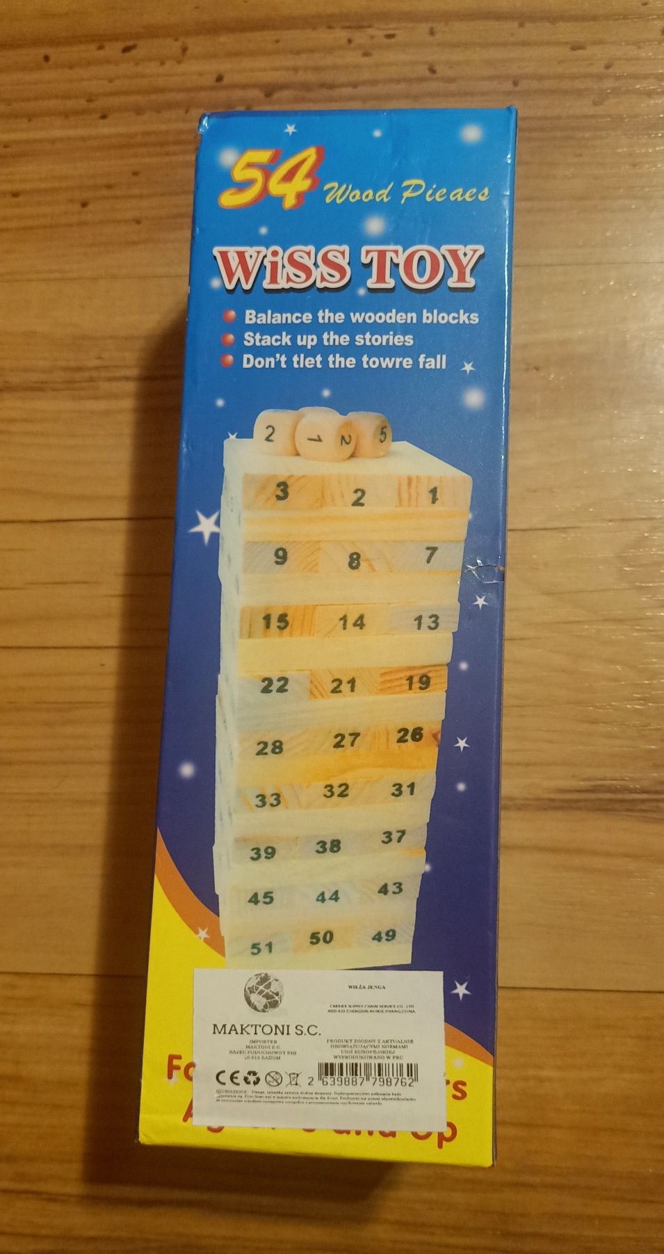 Gra Wooden Toys - jak Jenga