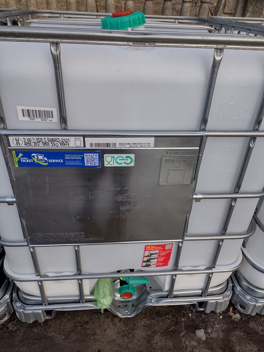 Zbiornik 1000l oraz 600l po spożywcze Mauzer Beczka Redukcją