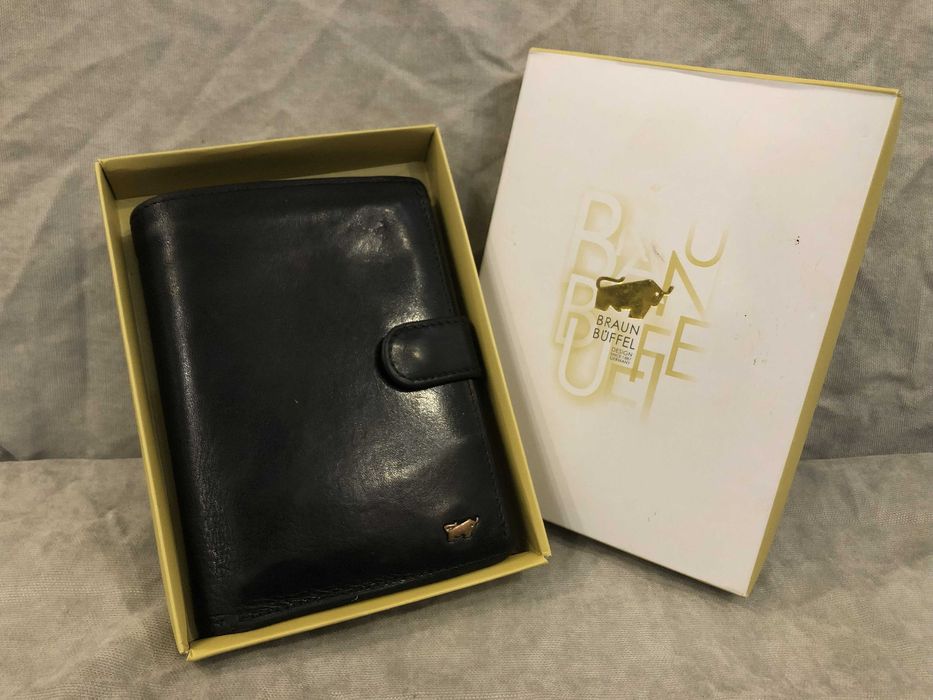 Мужской кошелек ,портмоне из натуральной кожи Braun Buffel ,Germany